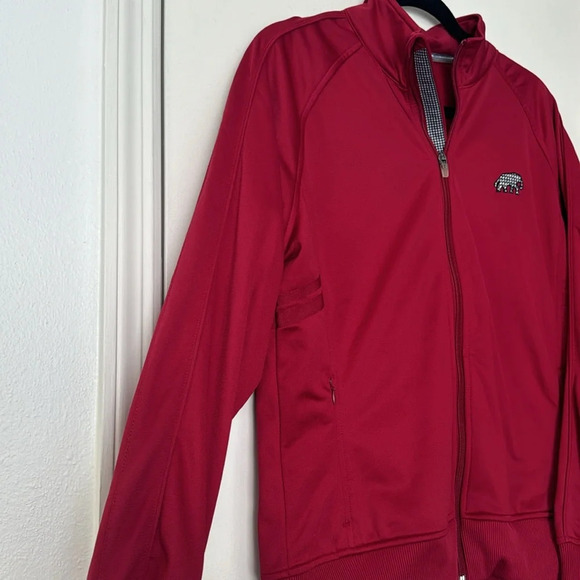 Crimson Red Women's LevelWear University of Alabama Full Zip Athletic Jacket L - Picture 4 of 8